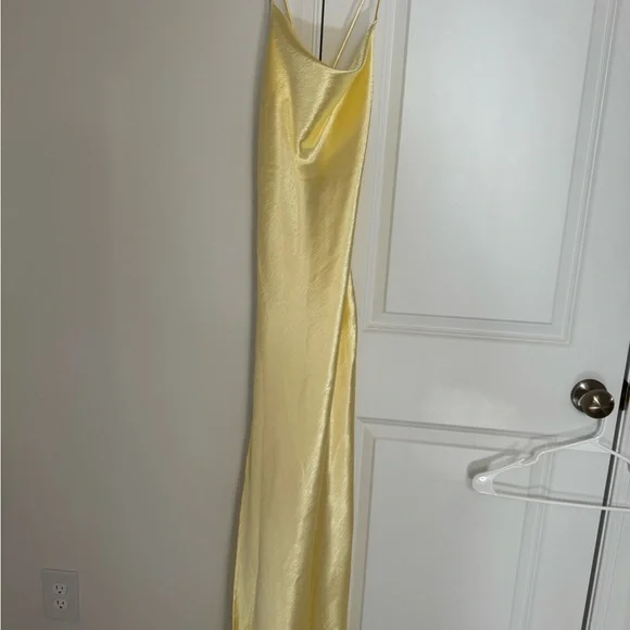 Resa River slip dress in butter yellow (NWT) - Picture 3 of 4